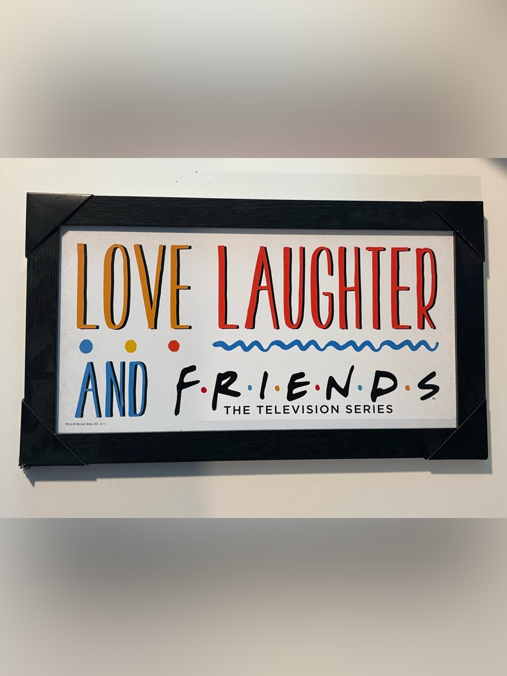 Friends The TV Series Wall Decor 18.5” x 10.5” New